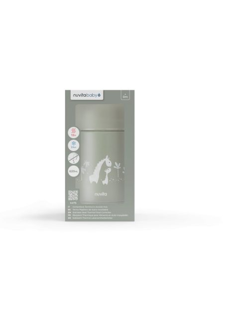 Nuvita termosz 620ml - sage green 4475