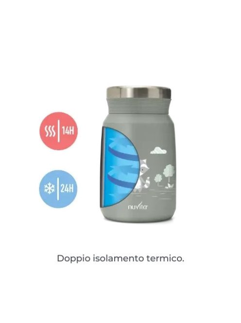 Nuvita ételtároló termosz 500ml - Green 4472