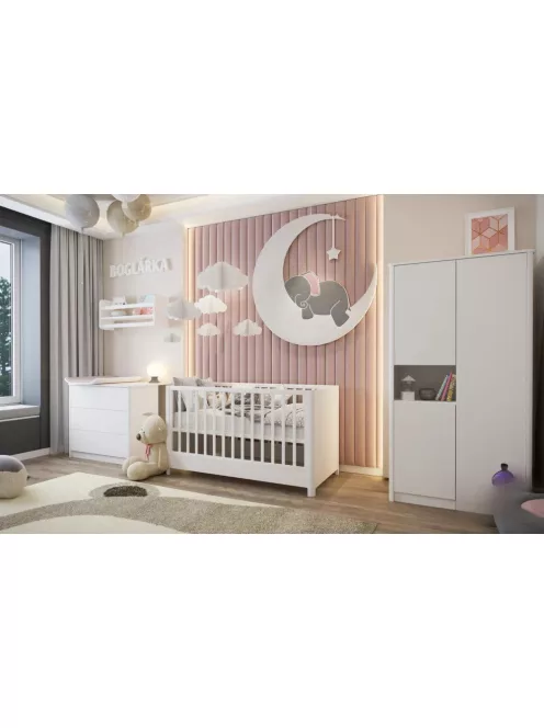Todi Elegant 70x140-es átalakítható babaágy (2 doboz)