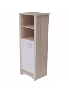   Todi Magic keskeny nyitott polcos + 1 ajtós szekrény (140 cm magas)