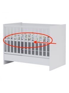   Todi White Bunny fekvőrács 120*70-as (a kombiágy kiságyát teszi önállóan használhatóvá)