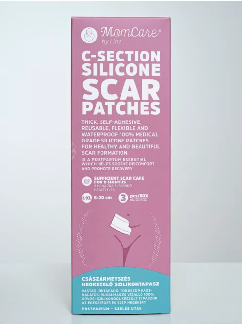 Momcare Császármetszés hegkezelő szilikontapasz 3db L-XL