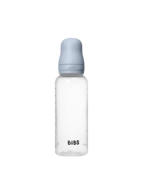 BIBS Cumisüvegszett 270 ml szilikon cumifejjel - Pasztellkék