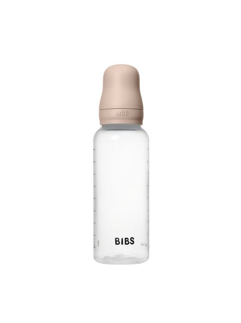 BIBS Cumisüvegszett 270 ml szilikon cumifejjel - Púderrózsaszín