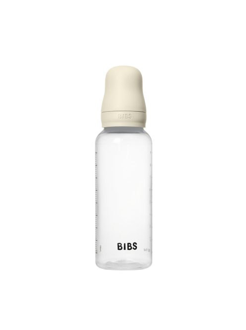 BIBS Cumisüvegszett 270 ml szilikon cumifejjel - Krémfehér