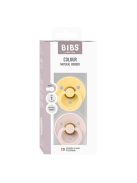 BIBS Colour Cumi 2-es szett (Krémsárga/Szirom) 0-6 hó