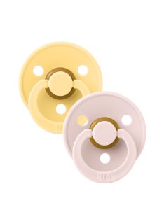 BIBS Colour Cumi 2-es szett (Krémsárga/Szirom) 6-18 hó