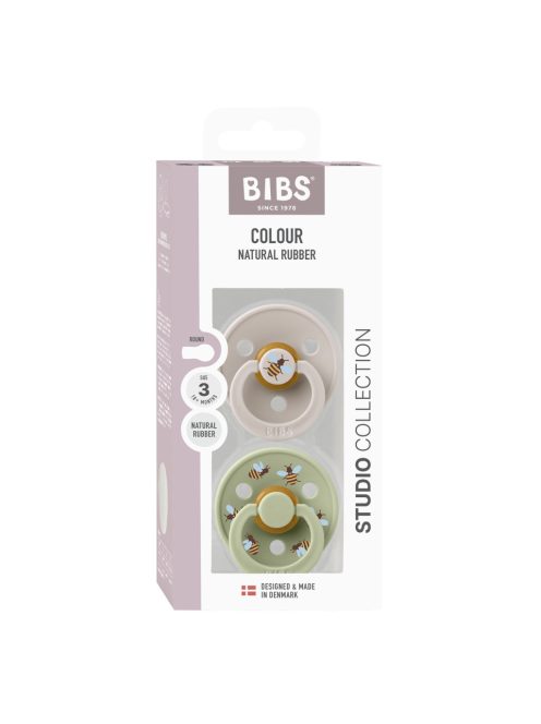 BIBS Studio Méhecske Colour Urban Garden Cumi 2 db-os 18-36 hó - Gombaba mix