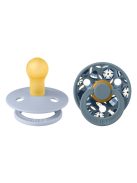 BIBS x Liberty 2-es szett Colour Bobo Cumi 0-6 hó - Hamvaskék Mix