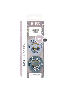   BIBS x Liberty 2-es szett Colour Bobo Cumi 6-18 hó - Hamvaskék Mix