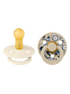   BIBS x Liberty 2-es szett Colour Bobo Cumi 6-18 hó - Krémfehér Mix