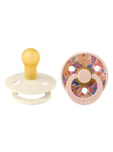   BIBS x Liberty 2-es szett Colour Cumi  0-6 hó - Nyári Virágzás Púder Mix