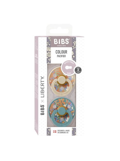 BIBS x Liberty 2-es szett Colour Cumi 6-18 hó - Nyári Virágzás Vanília Mix