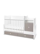 Lorelli Trend PLUS kombi ágy 70x165 - White String