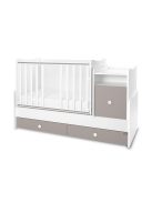 Lorelli Trend PLUS kombi ágy 70x165 - White String