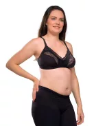 Carriwell Csipkés puha szoptatós melltartó - Fekete XL