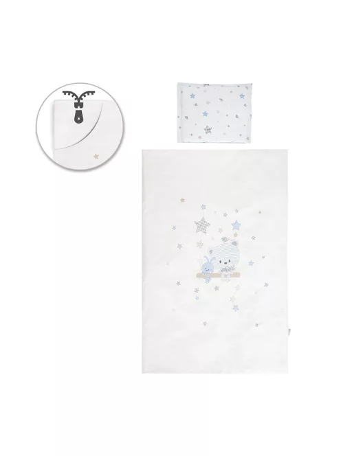 Lorelli 5 részes ágynemű garnitúra - Bear with Swing Blue