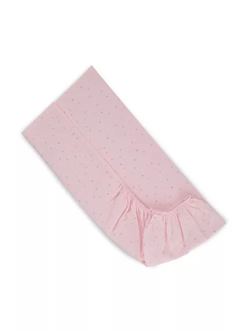 Lorelli gumis lepedő 70x140 + 15cm - Pink Sky