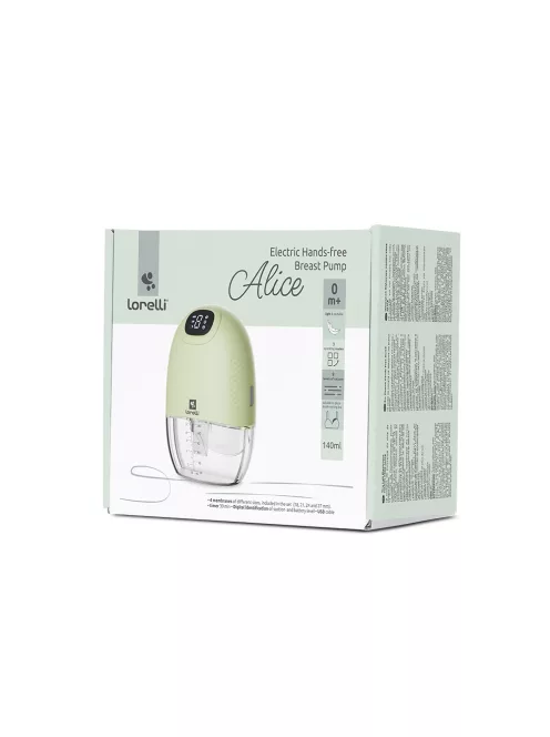 Lorelli Alice Hands Free elektromos mellszívó - Green
