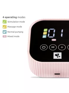 Lorelli Eva dupla elektromos mellszívó - Pink