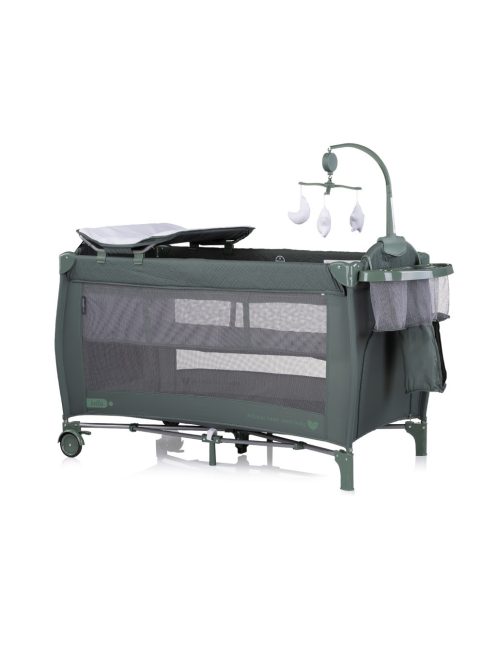 Chipolino Bella multifunkciós utazóágy - basil