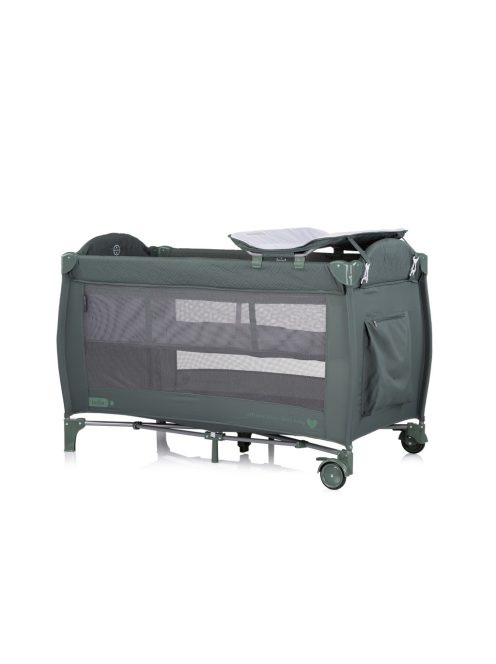 Chipolino Bella multifunkciós utazóágy - basil