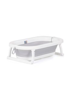   Chipolino Bubble Spa összecsukható kád vízhőmérővel, vödörrel és öblítőpohárral 83 cm - light grey