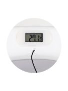 Chipolino Bubble Spa összecsukható kád vízhőmérővel, vödörrel és öblítőpohárral 83 cm - light grey