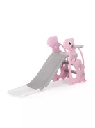 Chipolino gyerek csúszda Dino 116 cm - pink