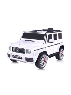 Chipolino Mercedes AMG G63 elektromos autó - white leather