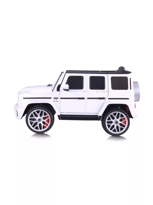 Chipolino Mercedes AMG G63 elektromos autó - white leather