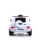 Chipolino Mercedes AMG G63 elektromos autó - white leather