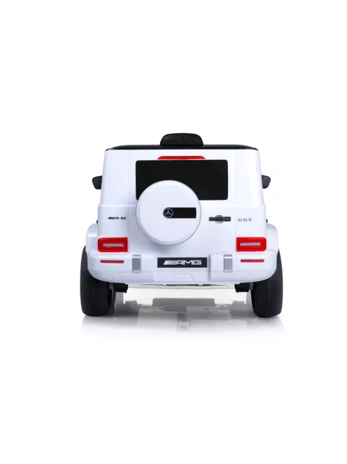 Chipolino Mercedes AMG G63 elektromos autó - white leather