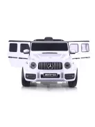 Chipolino Mercedes AMG G63 elektromos autó - white leather