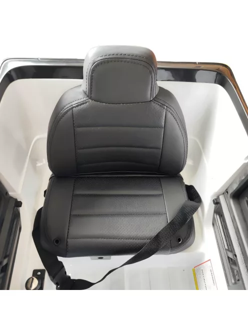 Chipolino Mercedes AMG G63 elektromos autó - white leather