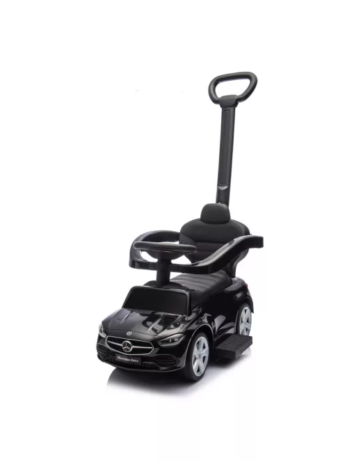 Chipolino Mercedes Benz C-Class bébitaxi tolókarral - black