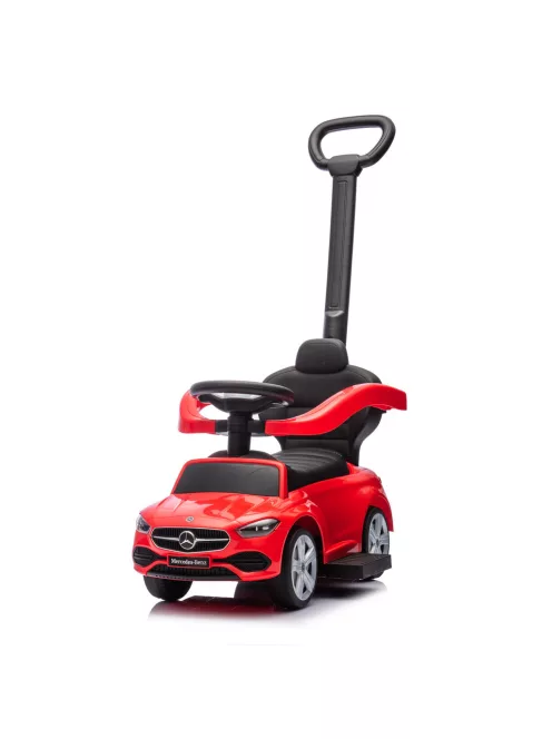 Chipolino Mercedes Benz C-Class bébitaxi tolókarral - red