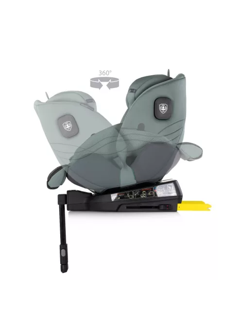 Chipolino Premium 360 autósülés I-Size 40-150cm - basil