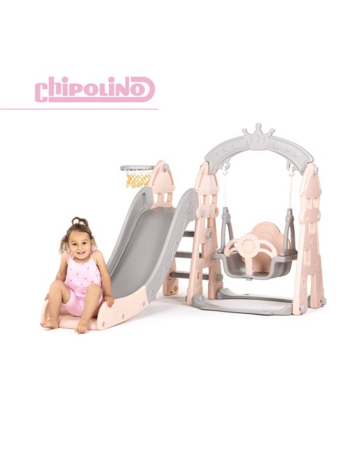 Chipolino Ring hinta és csúszda - pink