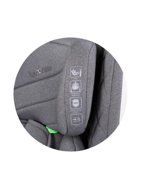 Chipolino Tycoon ISO autósülés Isofix 76-150cm - cloud