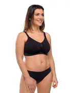 Carriwell Betétes szoptatós melltartó - Fekete XL