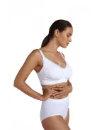 Carriwell Gélmerevítős, betétes szoptatós melltartó - Fehér M