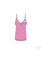 Carriwell Hasleszorító szoptatós top - Fehér M