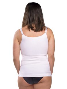 Carriwell Hasleszorító szoptatós top - Fehér XL