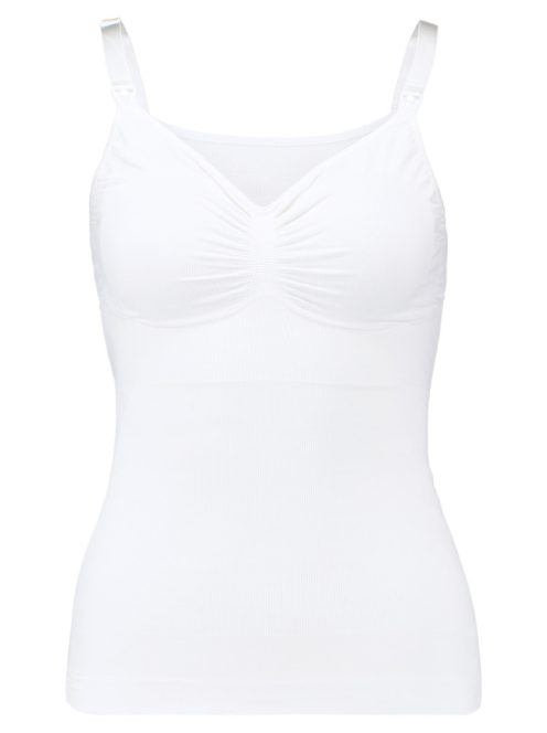 Carriwell Hasleszorító szoptatós top - Fehér XL