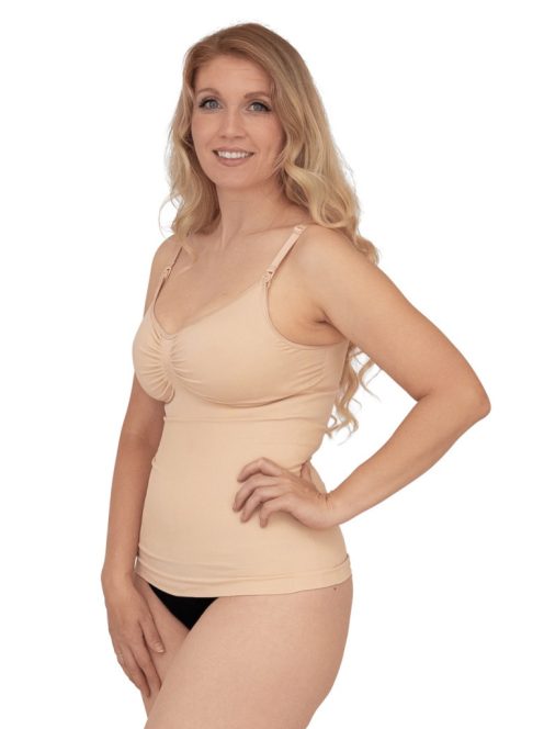 Carriwell Hasleszorító szoptatós top - Testszín M