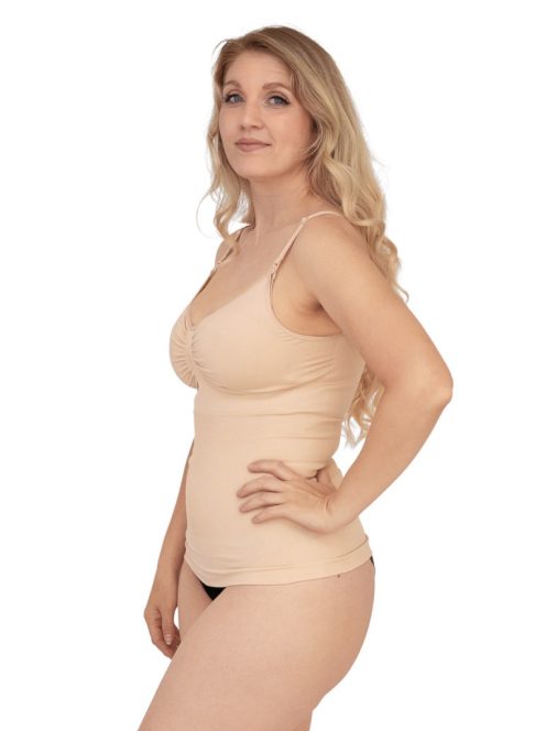 Carriwell Hasleszorító szoptatós top - Testszín L