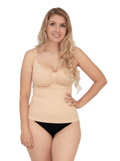 Carriwell Hasleszorító szoptatós top - Testszín XL