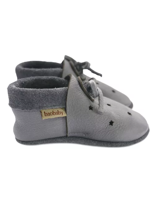 Baobaby Sandals puhatalpú cipő - Stars grey - XS