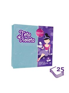 Violeta szalvéta 2 rétegű, 25 db – kék